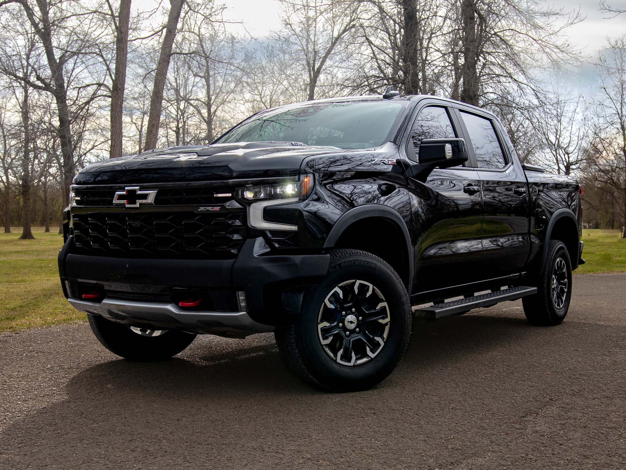 2022 Chevy Silverado K1500 KR2, Black, front drivers side, deals4wheelz.com