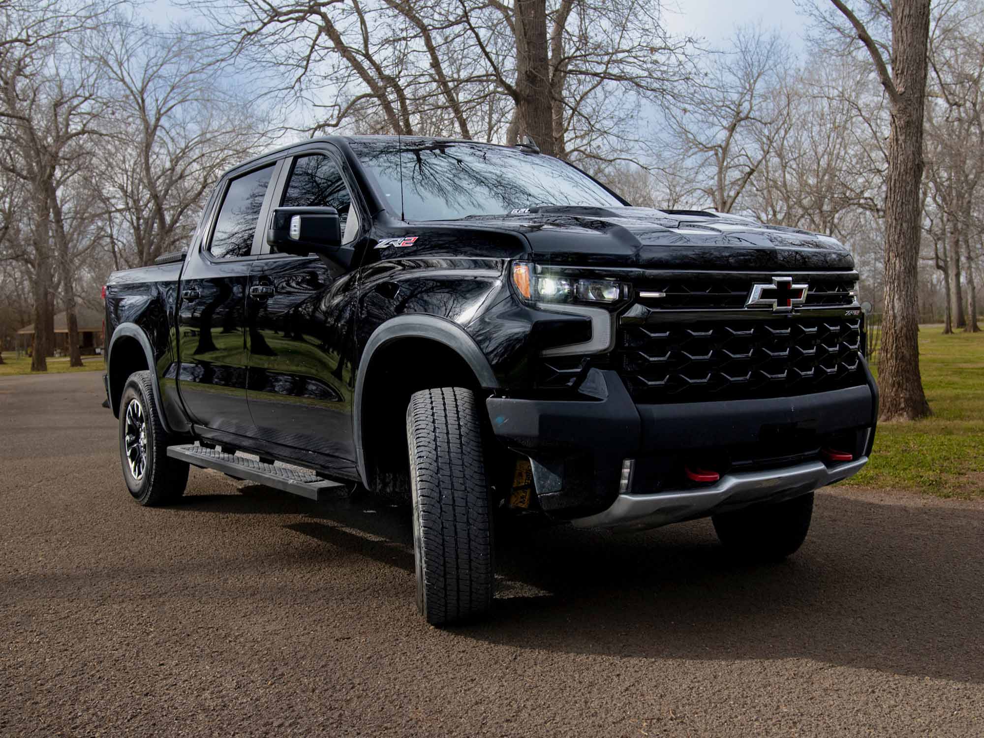 2022 Chevy Silverado K1500 KR2, Black, front passenger side, deals4wheelz.com