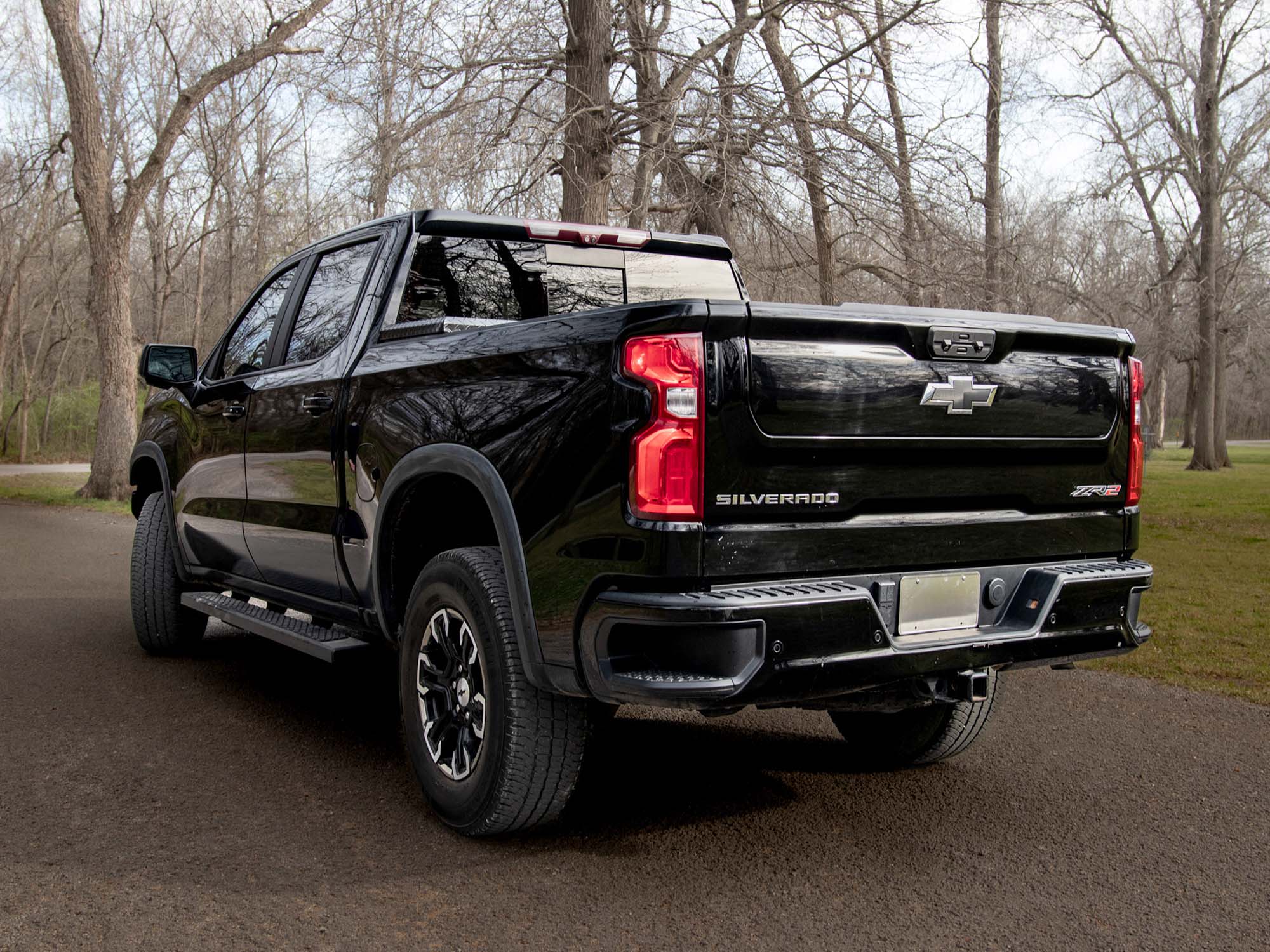 2022 Chevy Silverado K1500 KR2, Black, rear driver side, deals4wheelz.com