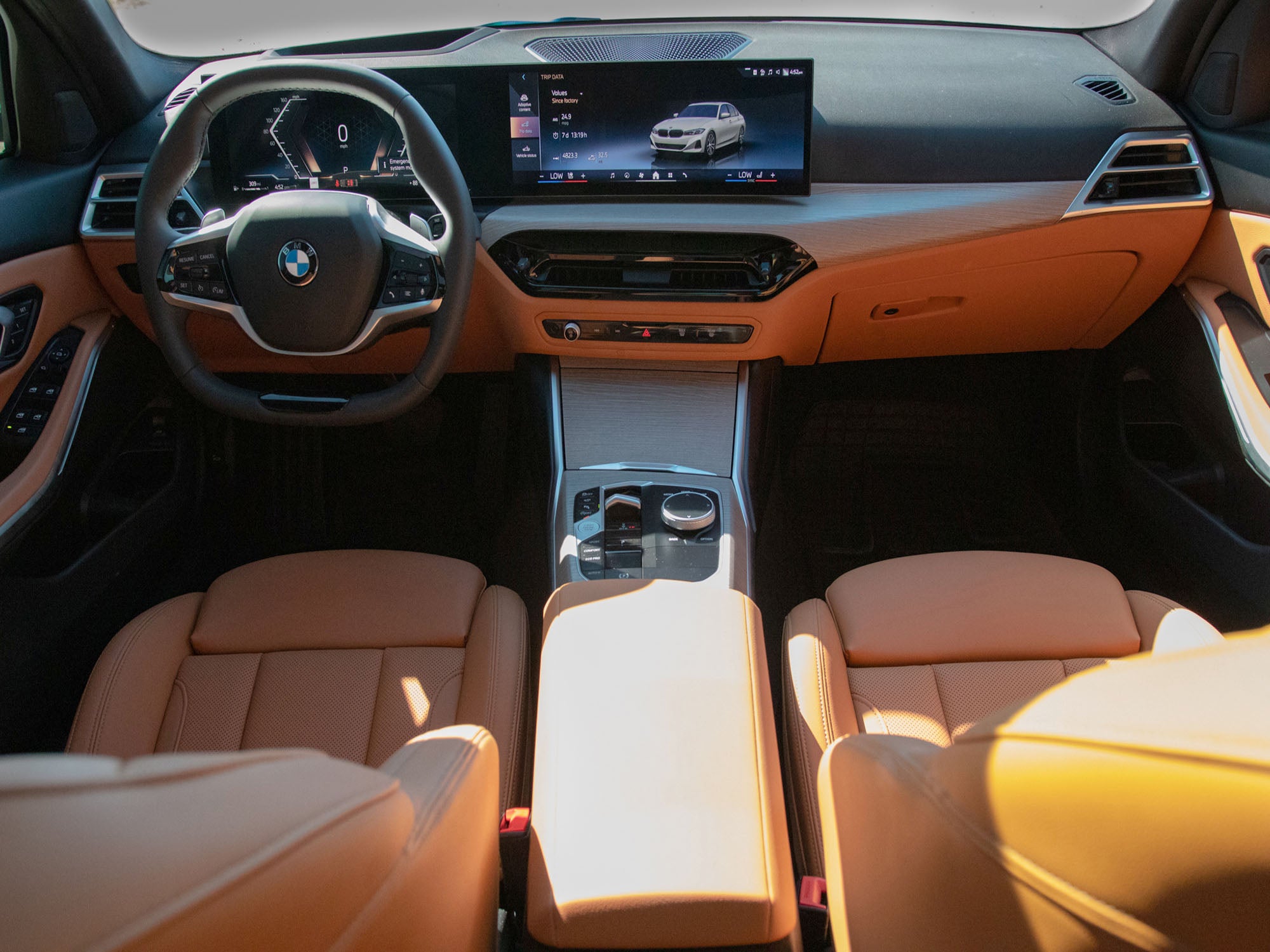 2025 BMW 330I White, front dash, deals4wheelz.com