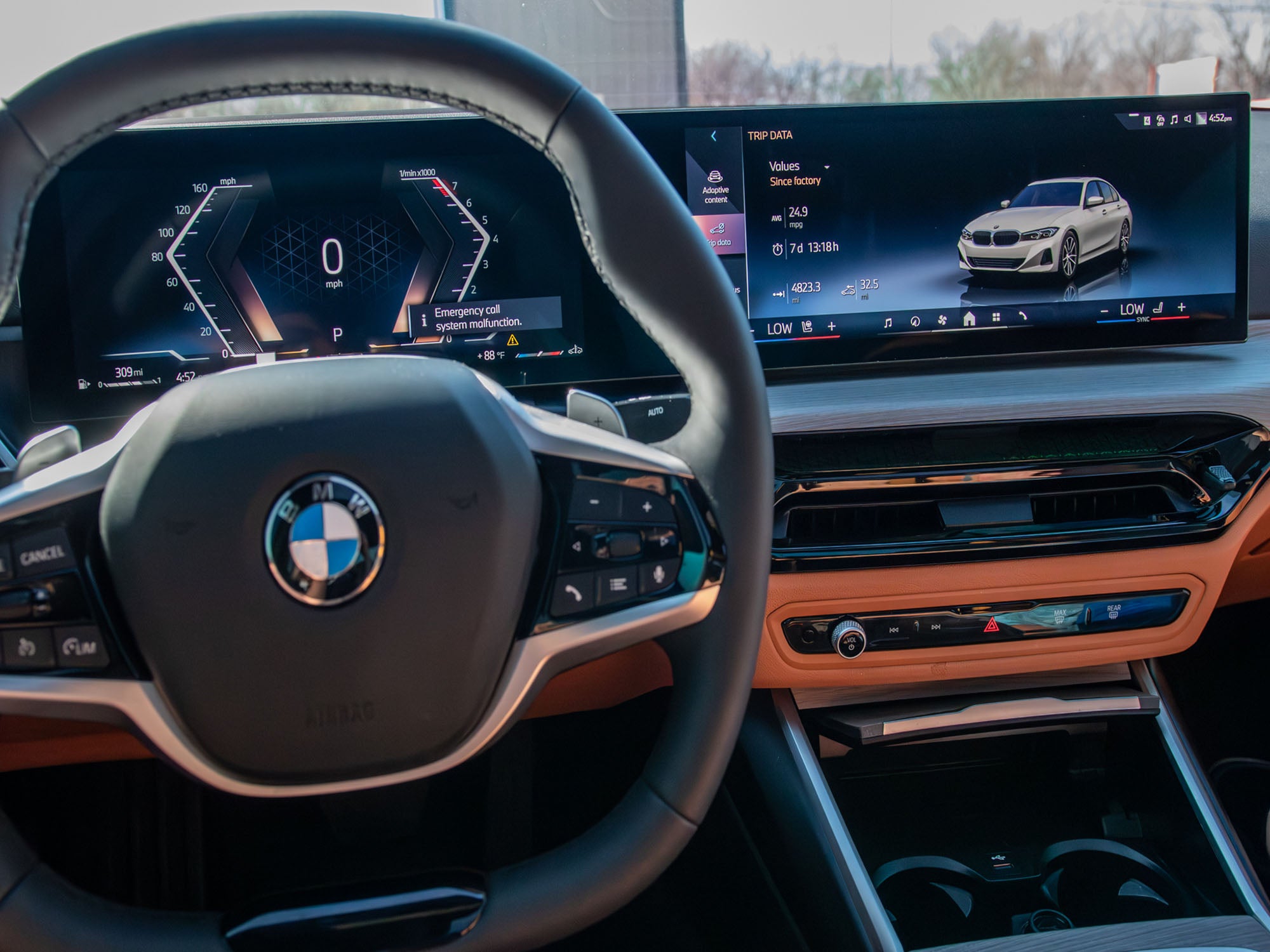 2025 BMW 330I White, front dash, deals4wheelz.com